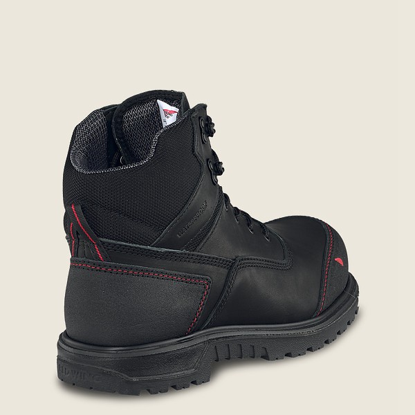 Bottes de Sécurité Red Wing - Brnr Xp - 6-Inch Waterproof Toe - Noir/Grise - Homme 713STHPCU